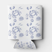 Minimalismus für Meeresnahrung Dosenkühler (Rückseite)