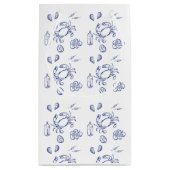 Minimalismus für Meeresnahrung Kleine Geschenktüte (Rückseite)