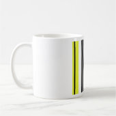 Minimalismus Gelbe Streifen Kaffeetasse (Links)
