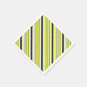 Minimalismus Gelbe Streifen Serviette (Ecke)
