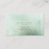 Minimalismus Golden Circles Abstrakt Greenly Vip Visitenkarte (Rückseite)