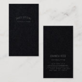 Minimalismus Gray Black Gray Berufliche Beratung Visitenkarte (Vorne/Hinten)