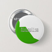 Minimalismus Green White Button (Vorne & Hinten)