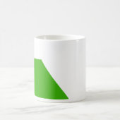 Minimalismus Green White Kaffeetasse (Mittel)