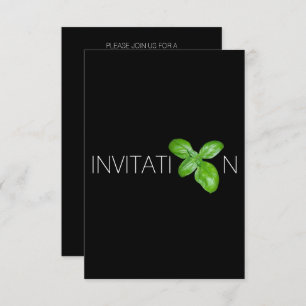 Minimalismus Italienisches Party Einladung