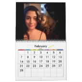 Minimalismus Kalender JEDES JAHR/GRÖSSE/FARBE/DESI (Feb 2027)