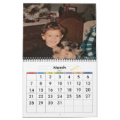 Minimalismus Kalender JEDES JAHR/GRÖSSE/FARBE/DESI (Mär 2027)
