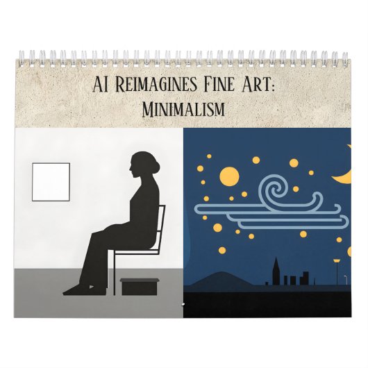 Minimalismus-Kunst-Aesthetic - Fine Art neu interp Kalender (Titelbild)