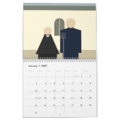 Minimalismus-Kunst-Aesthetic - Fine Art neu interp Kalender (Jan 2027)
