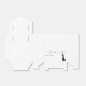 Minimalismus mit einer Hunde-Illustration Geschenkschachtel (Ungefaltet)