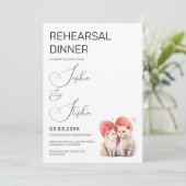 Minimalismus mit einer Katzen-Probe Einladung (Stehend Vorderseite)