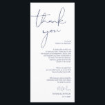 Minimalismus Navy Script Place Einstellung Vielen  Programm<br><div class="desc">(Alle Farben sind anpassbar) Moderner Minimalismus Script Place Einstellung Vielen Dank Karte. Teilen Sie die Liebe mit und zeigen Sie Ihren Gast Ihre Wertschätzung, wenn sie sich auf ihrem Platz setzen und lesen Sie diese personalisierte charmante Einrichtung Dankeschön Karte. Es ist eine wunderbare Art, um Ihre spezielle Tagesfeier zu starten!...</div>
