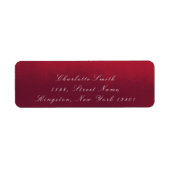 Minimalismus Red Burgundy White UAWG Elegante (Vorne)