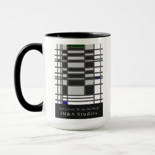 Minimalismus Reflektion II auf der De Stijl-Tasse Tasse