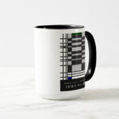 Minimalismus Reflektion II auf der De Stijl-Tasse Tasse (VorderseiteRechts)