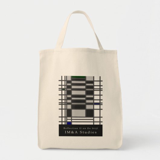 Minimalismus Reflektion II über De Stijl Lebensmit Tragetasche (Vorne)