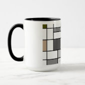 Minimalismus Reflektion III auf De Stijl-Tasse Tasse (Links)