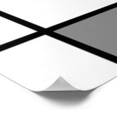 Minimalismus Reflektion III Poster (Ecke)