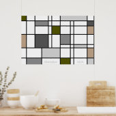Minimalismus Reflektion III Poster (Küche)
