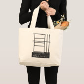 Minimalismus Replikation 2 Comp 1 mit brauner Jumb Jumbo Stoffbeutel (Vorderseite (Produkt))