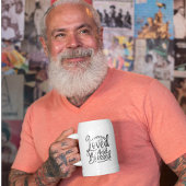 Minimalismus Schwarz-weiß Lose und gesegnet Bierglas