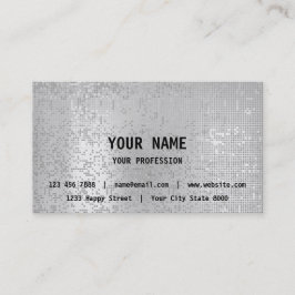 Minimalismus Silver Gray Gray Consulting Finances Visitenkarte