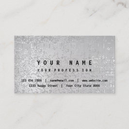 Minimalismus Silver Gray Vip Consulting Finances Visitenkarte