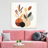 Minimalismus und Abstrakte Kunstvereinigung Leinwanddruck (Insitu (Wohnzimmer))