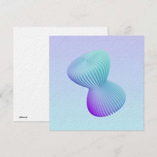 Minimalist_1 Einladung (Vorne/Hinten)