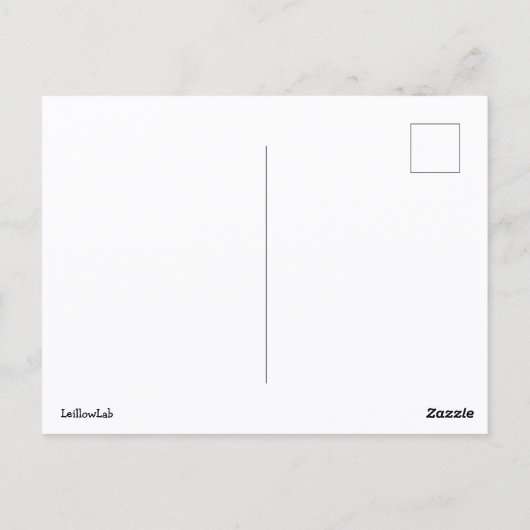 Minimalist_1 Postkarte (Rückseite)