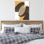 Minimalist abstract geometric shapes contemporary  leinwanddruck (Insitu (Schlafzimmer))