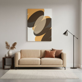 Minimalist abstract geometric shapes contemporary  leinwanddruck