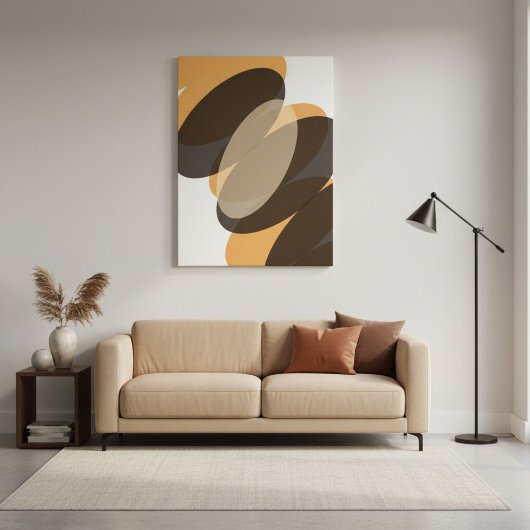 Minimalist abstract geometric shapes contemporary  leinwanddruck