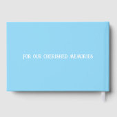 Minimalist Abstract Green Chic Christmas Tree Gästebuch (Rückseite)