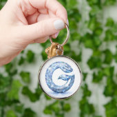 Minimalist Abstract Letter G Schlüsselanhänger (Hand)