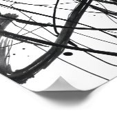 Minimalist Abstract Line Drawing Prints  Poster (Ecke)