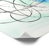 Minimalist Abstract Line Drawing Prints Poster (Ecke)