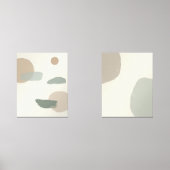 Minimalist Abstract Neutral Zen Wall Art Set (Vorderseite)