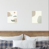 Minimalist Abstract Neutral Zen Wall Art Set (Schlafzimmer)