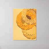 Minimalist Abstract Painting – Geometric Wall Art Leinwanddruck (Vorderseite)