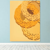 Minimalist Abstract Painting – Geometric Wall Art Leinwanddruck (Insitu (Holzboden))