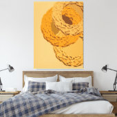 Minimalist Abstract Painting – Geometric Wall Art Leinwanddruck (Insitu (Schlafzimmer))