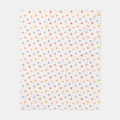 Minimalist Abstract Tiny Spots Pastel Earth Tones Fleecedecke (Vorderseite)