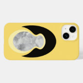 Minimalist Abstract Yellow Cloud-Seed Case-Mate iPhone Hülle (Rückseite (Horizontal))