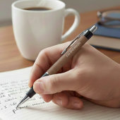 Minimalist Aged Leather Style Design Personalized Kugelschreiber