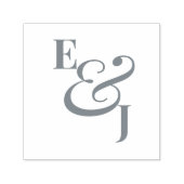 Minimalist Ampersand Wedding | Modern Permastempel (Design)