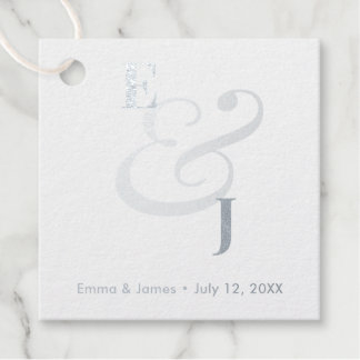 Minimalist Ampersand Wedding | Thank You Geschenkanhänger