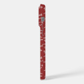 ​Minimalist Anatomy Pattern - Medical Student iPho iPhone Hülle (Linke Seite)