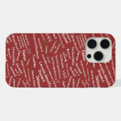 ​Minimalist Anatomy Pattern - Medical Student iPho iPhone Hülle (Rückseite (Horizontal))