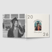 Minimalist Arch Abschlussfoto Gästebuch (Voll)